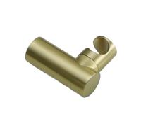 Gunmetal Shower Holder Handheld Shower Support Wall Mounted Sprayer Shower Bracket Bathroom Brass Accessories Screw Install(Brushed Gold)