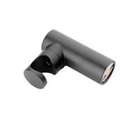 Gunmetal Shower Holder Handheld Shower Support Wall Mounted Sprayer Shower Bracket Bathroom Brass Accessories Screw Install(Gunmetal)