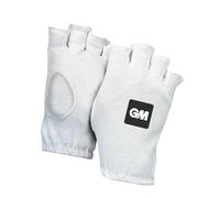 Gm Fingerless Inner Batting Gloves White