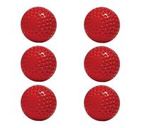 Gunn & Moore GM Cricket Training Ball, Bowling Machine Ball (6 Ball Pack), Red, Size Senior/Adult/Mens & Boys Aged 13 and Over