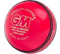 Gunn & Moore GM Leather Cricket Match Ball, Diamond Grade 1 County, Pink, Size Senior/Adult/Mens