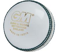 Gunn & Moore GM | Cricket Ball | Maestro Grade 1 County Match | Hand Stitched Waxed Leather 78-80 Seam Stitches | Mens | 5.5-5.75 Ounces | White