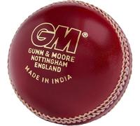 Gunn & Moore GM | Cricket Ball | Maestro Grade 1 County Match | Hand Stitched Waxed Leather 78-80 Seam Stitches | Junior | 4.69-5.06 Ounces | Red
