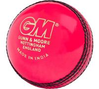Gunn & Moore GM | Cricket Ball | Maestro Grade 1 County Match | Hand Stitched Waxed Leather 78-80 Seam Stitches | Womens | 4.9-5.31 Ounces | Pink