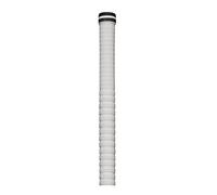 Gunn & Moore GM Cricket Bat Grips | DYNAMIC | Soft Feel Premium Rubber for Secure Bottom Hand Hold | Suitable for Virtually All Handle Sizes - 12" Long | 12 Pack | White with Black Hoops