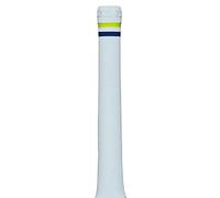 Gunn & Moore GM Cricket Bat Grips | PRO-LITE | Lightweight Premium Rubber for Perfect Balance | Suitable for Virtually All Handle Sizes - 12" Long | 12 Pack | White/Fluro Yellow/Navy Blue