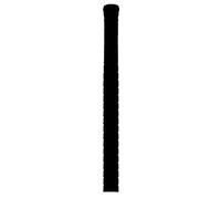 Gunn & Moore GM Cricket Bat Grips | TERRAIN | Premium Rubber with Tyre Pattern for Excellent Traction & Bat Control | Suitable for Virtually All Handle Sizes - 12" Long | 12 Pack | Black