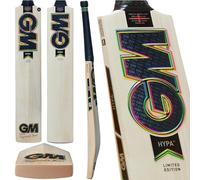 Gunn & Moore GM Cricket Bat | Hypa | DXM & TTNOW Technologies, Prime English Willow, 404, Size 4, Suitable For Players 144-150cm (4'9"-4'11")