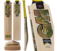 Gunn & Moore GM Cricket Bat | Psyche 404 | Seasoned Bleached Grade 3 English Willow | DXM, ToeTek and NOW! | Size 6 Suitable for Players 157-163cm / 5' 2" - 5' 4"