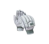 Gunn & Moore GM Cricket Batting Gloves | 202 | Lightweight Design | Cotton Palm | Small Junior Left Handed | Approx Weight per Pair 330 g, White