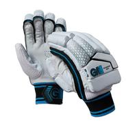 Gunn & Moore GM Cricket Batting Gloves, Ben Stokes BS55 Diamond, 404, Black/Blue, Youth Right Handed, 1 Pair, 51962315