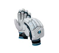 Gunn & Moore GM Cricket Batting Gloves | Diamond 404 | Ben Stokes Endorsed | Calf Leather Palm | Junior Right Handed | Approx Weight per Pair 420 g
