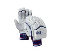 Gunn & Moore GM Cricket Batting Gloves | Mana 909 | Engineered Offset Finger Splits | Calf Leather Palm | Adult Right Handed | Approx Weight per Pair 350 g