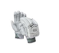 Gunn & Moore GM Cricket Batting Gloves | Original L.E. | Sl ack of Hand Shape | Bottom Hand Thumb Tip Protection | Premium Leather Palm | Large Adult Left Handed | 1 Pair | Approx 475 g per Pair