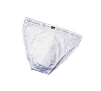 Gunn & Moore GM Cricket | Briefs | Special Blend Stretch Cotton with Elastic Waist For Comfort Fit | Integral Pouch For Box Abdo Guard | White | Small Boys For Waist 25-26"
