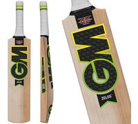 Gunn & Moore GM Cricket Coaching Bat | Catching Fielding Practice | Short Lightweight Blade for Single Hand Use | Zelos | Prime English Willow | One Size
