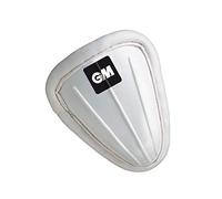 Gunn & Moore GM Cricket | Padded Box Abdo Guard | Strong Plastic Slip In Traditional Guard | Soft Padding For Secure Comfort and Fit | White | Small Junior