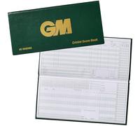 Gunn & Moore GM Cricket Scorebook | Bowling Analysis | Green with Gold GM Logo | 60 Innings