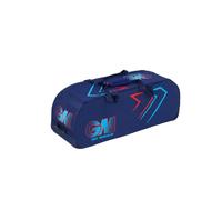 Gunn & Moore GM Cricket Wheelie Duffle Duffel Bag | 707 | All-Terrain Wheels | Tough 600 Denier Polyester | Medium - 92 Litres | Blue & Electric Red