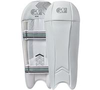 GM | Cricket Wicket Keeper Keeping Pads | 606 | PVC Facing with Dual Layer Foam Face Filling | Mesh Instep | Youths | Approx 0.905 kg per Pair | 1 Pair | White with GM Logo | Gunn & Moore