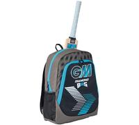 Gunn & Moore GM | Diamond Ben Stokes Backpack Cricket School Bag Holdall | Adjustable Shoulder Straps | Volume - 25 litres | Tough 600 Denier Polyester | Black Grey & Blue BS55