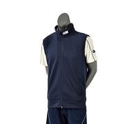 Gunn & Moore GM | Ladies Womens Cricket Performance Training Gilet | 100 Percent Polyester Jersey Anti-Pill Fleece | Elasticated Waist | GM Logo to Collar | Navy Blue | 18