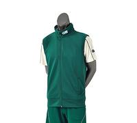Gunn & Moore GM | Mens Cricket Performance Training Gilet | 100 Percent Polyester Jersey Anti-Pill Fleece | Elasticated Waist | GM Logo to Collar | Dark Green | Medium Juniors - 26-28" Chest