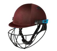 Gunn & Moore GM Neon GEO Cricket Batting Helmet, BSI Approved, Geodesic Ultra-Strong Grille, Maroon, Large 590 - 620 mm