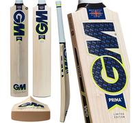Gunn & Moore GM | PRIMA | Cricket Bat | DXM | TOETEK | NOW Technologies | Prime English Willow | Made In England, Blue