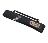 GM | Rival Cricket Full Length Bat Cover Bag | Securely Protect Bat in Transit | Carry Handle | Holds 1 Full Size Bat | Tough 600 Denier Polyester | Black Red & Yellow | Gunn & Moore