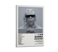Gunna Poster Room Decor Aesthetic Poster Artistic Poster for Bedroom Living Room Walls 08x12inch(20x30cm) Frame-Style