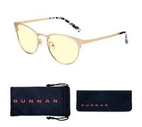 Gunnar Gaming and Computer Eyewear - Apex, Frame Colour: Gold Marble, Lens Tint: Amber (Blocks 65% Blue Light & 100% UV Light) - Blue Light Blocking Glasses - Patented lens,