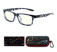 Gunnar Gaming and Computer Eyewear - Cruz Kids Large (age 8-12) -Frame Colour: Navy-tortoise, Lens Tint: Clear (Blocks 35% Blue Light & 100% UV Light) - Patented lens - Reduce eye strain & dryness