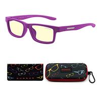 Gunnar Gaming and Computer Eyewear - Cruz Kids Small (age 4-8) -Frame Colour: Magenta, Lens Tint: Amber (Blocks 65% Blue Light & 100% UV Light) - Patented lens - Reduce eye strain & dryness