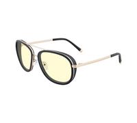 Gunnar Gaming and Computer Eyewear - DUME - Frame Colour: Gold, Lens Tint: Amber (Blocks 65% Blue Light & 100% UV Light) - Blue Light Blocking Glasses