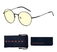 Gunnar Gaming and Computer Eyewear - Ellipse, Frame Colour: Onyx, Lens Tint: Amber (Blocks 65% Blue Light & 100% UV Light) - Blue Light Blocking Glasses - Patented lens - Reduce eye strain & dryness