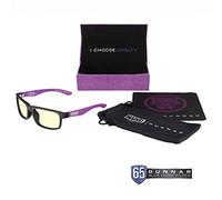 Gunnar Gaming and Computer Eyewear | Enigma, Frame Colour: Black Panther, Lens Tint: Amber (Blocks 65% Blue Light & 100% UV Light) | Blue Light Blocking Glasses | Patented lens | Reduce eye strain