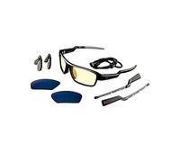 Gunnar Gaming and Computer Eyewear - Lightning Bolt, Frame Colour: Onyx, Lens Tint: Amber (Blocks 65% Blue Light & 100% UV Light)- Blue Light Glasses - Patented lens- Next Generation Esports Glasses