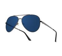 Gunnar Gaming and Computer Eyewear - Maverick, Frame Colour: Gunmetal, Lens Tint: Sun (Blocks 90% Blue Light & 100% UV Light)- Blue Light Blocking Glasses - Patented lens
