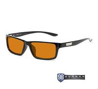 Gunnar Gaming and Computer Eyewear - Riot, Frame Colour: Onyx, Lens Tint: Amber MAX (Blocks 98% Blue Light & 100% UV Light) - Blue Light Blocking Glasses - Patented lens - Reduce eye strain & dryness