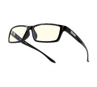 Gunnar Gaming and Computer Eyewear - Riot, Frame Colour: Onyx, Lens Tint: Clear (Blocks 35% Blue Light & 100% UV Light) - Blue Light Blocking Glasses - Patented lens