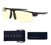 Gunnar Gaming and Computer Eyewear - Valve, Frame Colour: Onyx, Lens Tint: Amber (Blocks 65% Blue Light & 100% UV Light) - Blue Light Blocking Glasses - Patented lens - Reduce eye strain & dryness