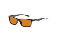 Gunnar Gaming and Computer Eyewear | Vertex, Frame Colour: Onyx, Amber MAX Tint (98% Blue Light Protection & 100% UV Light) | Blue Light Blocking Glasses | Patented lens | Reduce eye strain & dryness