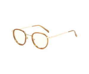 GUNNAR Optiks Atherton Blue Light Filter Glasses, Gold, Clear Tint