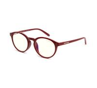 GUNNAR Optiks Attaché Blue Light Filter Glasses, Dark Red, Clear Tint