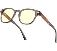 GUNNAR Reading Glasses/Jewel 2.0x Power, Amber Tint - patented lenses, reduces digital eye radiation, blocks 65% light blue light