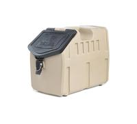 GUNNER 50 lbs Dog Food Storage Container - Waterproof & Airtight Pet Food Bin - Multi-Purpose Container for Dry Food, Corn, Chicken Feed, Treats, Bird Seed, & More - Tan