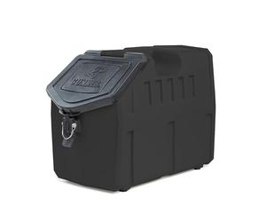 GUNNER 50 lbs Dog Food Storage Container - Waterproof & Airtight Pet Food Bin - Multi-Purpose Container for Dry Food, Corn, Chicken Feed, Treats, Bird Seed, & More - Black