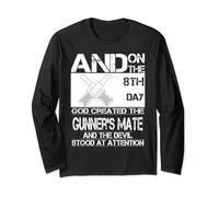 Gunner Mate On The 8th Day God Created Them Tshirt Long Sleeve T-Shirt