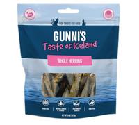 Gunni’s Whole Herring | Pure Icelandic gently dried Herring treats for cats | Omega rich | Traceable | MSC Certified | Sustainable | 100% Natural | 42.5g
